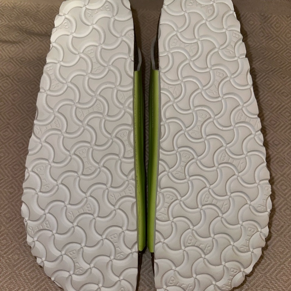 Birkenstock Women's Sandals in Pink and Green - Picture 3 of 4